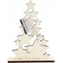 Sapin de Noël aux étoiles - 14,7 x 19,6 cm