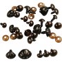 Yeux en peluche et ours en peluche - 130 pcs