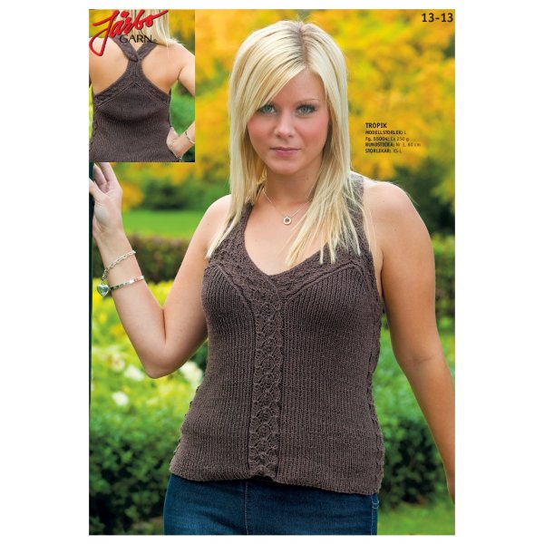 Patron tricot - Patron tricot lin