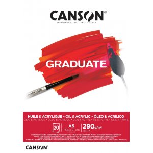 Bloc Acrylique et Huile Diplômé 290g 20 feuilles Bloc Acrylique et Huile Diplômé 290g 20 feuilles