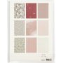 Papier design Vivi Gade en blocs - beige/rose - 24 feuilles