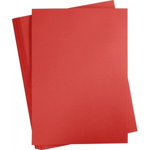 Carton coloré - rouge - A2 - 180 g - 100 feuilles Carton coloré - rouge - A2 - 180 g - 100 feuilles