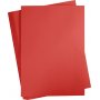 Carton color - rouge - A2 - 180 g - 100 feuilles