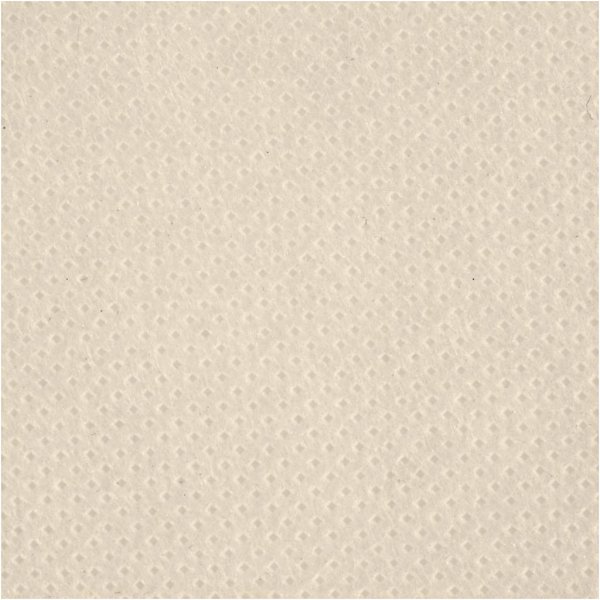 Nappe en imitation tissu - crme - 10 m