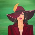 Image client Peinture acrylique W&N Galeria 120ml - 599 Vert sève
