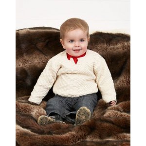 Patron de tricot - Pull tricoté texturé (Enfants) Patron de tricot - Pull tricoté texturé (Enfants)