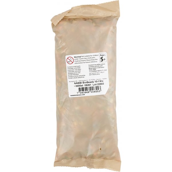 NABBI BioBeads - couleurs mélangées - moyen - 3000 pcs NABBI BioBeads - couleurs mélangées - moyen - 3000 pcs