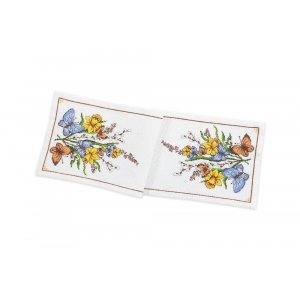 Kit de broderie Runner - Papillons colorés Kit de broderie Runner - Papillons colorés