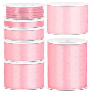 Ruban satin - 25 m - Rose clair Ruban satin - 25 m - Rose clair