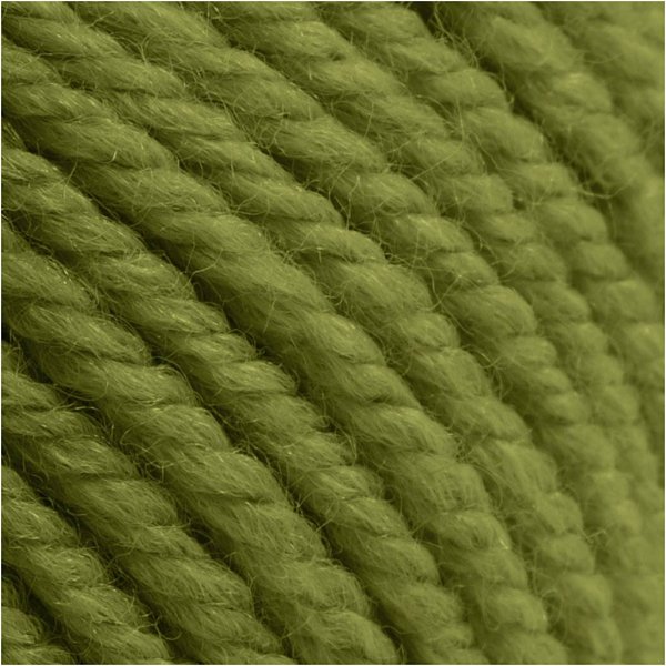Fil de laine - vert olive - 100 g