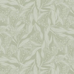 Toile cirée PVC Feuilles - Vert Toile cirée PVC Feuilles - Vert