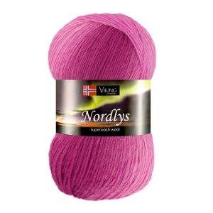 Fil Viking Nordlys 100g - Blanc/rose (963) Fil Viking Nordlys 100g - Blanc/rose (963)