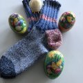 Image client Sox 50g - Bleu jean/bleu clair/beige/écru (12)