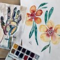 Image client Peinture aquarelle W&N Cotman - Coffret Sketcher's 12 couleurs