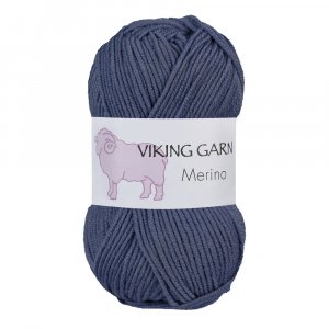 Fil Viking Mérinos 50g - Bleu jean (827) Fil Viking Mérinos 50g - Bleu jean (827)