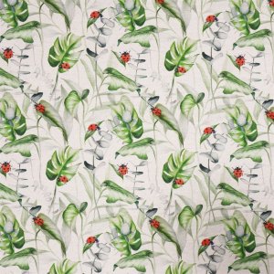 Tissu pour rideau coccinelle Tissu pour rideau coccinelle