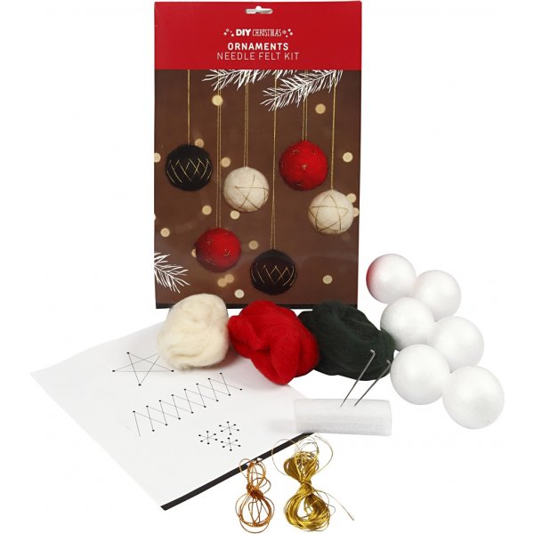 Set de bricolage - Boules de Noël - 6 pcs Set de bricolage - Boules de Noël - 6 pcs