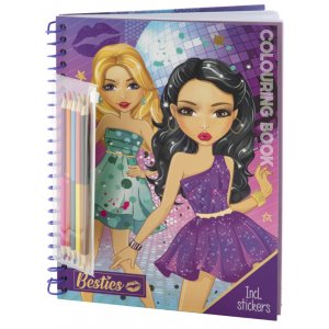 Livre de coloriage avec des crayons Livre de coloriage avec des crayons
