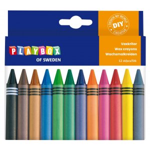 Crayon de cire 12 pièces épais Crayon de cire 12 pièces épais