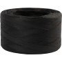 Fil de papier raphia - noir - 100 m