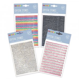 Pierres de cristal - 4 x 525 pcs Pierres de cristal - 4 x 525 pcs