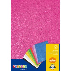 Caoutchouc décoratif - Feuilles souples 10 pcs paillettes Caoutchouc décoratif - Feuilles souples 10 pcs paillettes