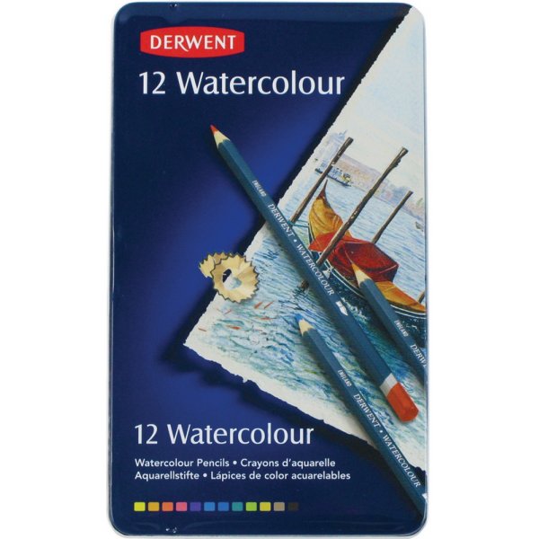 Aquarelle Derwent - 12 couleurs