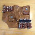 Image client Morceaux de cuir 1 kg - Marron