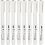 Encre d'criture/dessin Fine Line - noir - 8 pcs