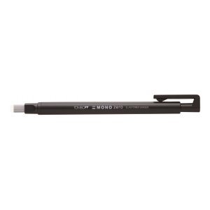 Stylo gomme Tombow MONO Zero 2,5 x 5 mm noir Stylo gomme Tombow MONO Zero 2,5 x 5 mm noir