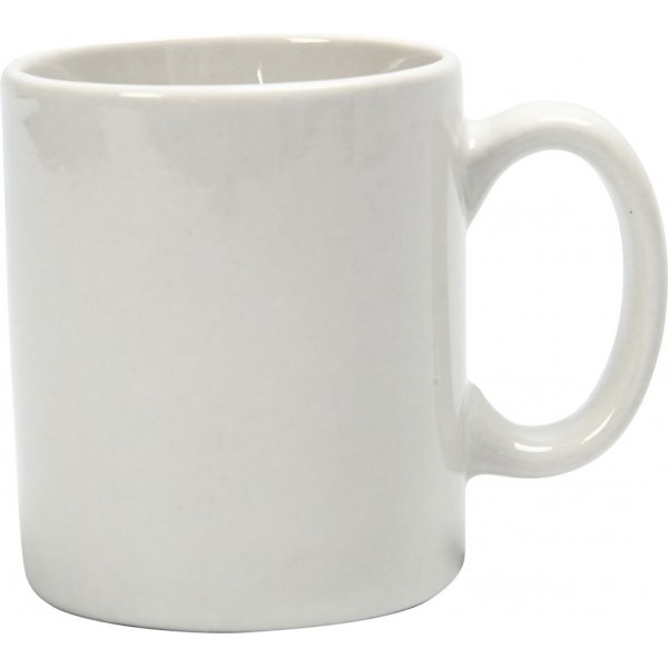 Mugs - blanc - H7 cm - Ø6 cm - 12 pcs Mugs - blanc - H7 cm - Ø6 cm - 12 pcs