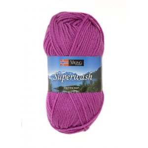 Fil Viking Superwash 50g - Rose foncé (174) Fil Viking Superwash 50g - Rose foncé (174)