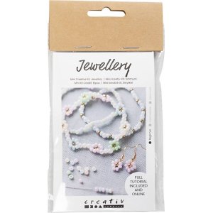 Mini DIY Kit Bijoux - Bracelet élastique - boucle d'oreille Mini DIY Kit Bijoux - Bracelet élastique - boucle d'oreille