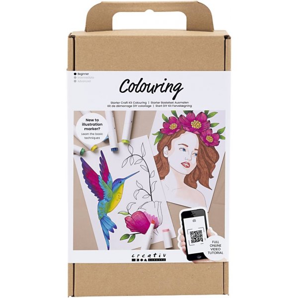 Commencez DIY Kit Coloriage - Stylo  dessin