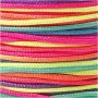 Cordon  nouer multicolore - couleurs fluo - 28 m