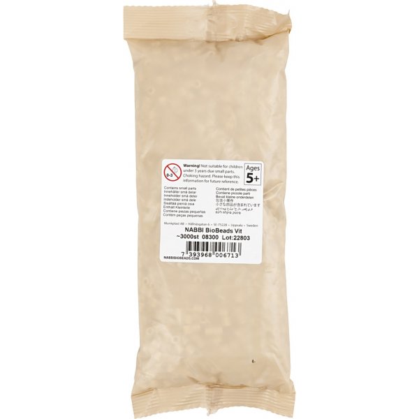 NABBI BioBeads - blanc - moyen - 3000 pcs