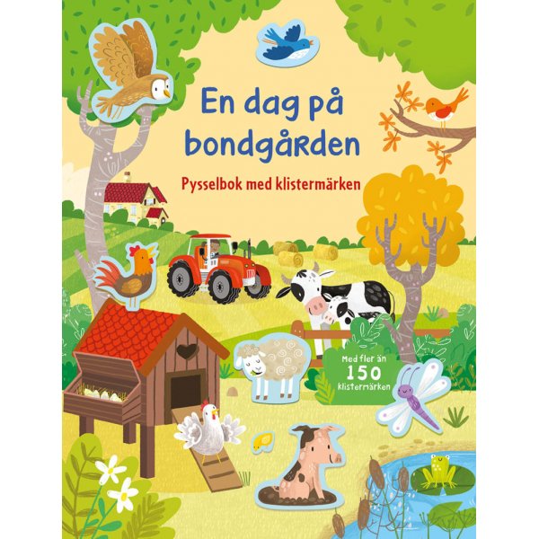 Une journe  la ferme : Livre de bricolage avec autocollants
