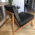 Image client Simili cuir nappa Noir - 140 cm