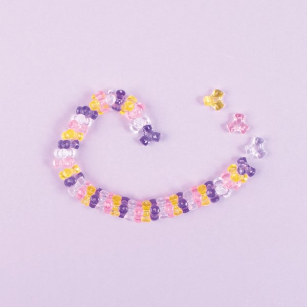 Perles d'hlice - transparentes - 2200 pcs