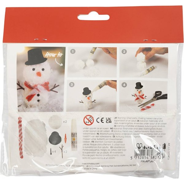 Mini Kit DIY Porte du Père Noël - Bonhomme de Neige Mini Kit DIY Porte du Père Noël - Bonhomme de Neige