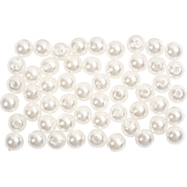 Perles de cire - nacre - 5 mm - 100 pcs