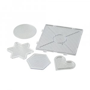 Lot de carreaux de perles de différentes formes 8,5x7,5 cm / 15x15 cm - 5 parties transparentes Lot de carreaux de perles de différentes formes 8,5x7,5 cm / 15x15 cm - 5 parties transparentes