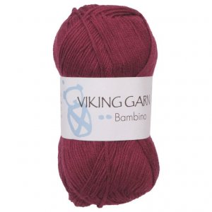 Fil Viking Bambino 50g - Bourgogne (461) Fil Viking Bambino 50g - Bourgogne (461)