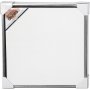 ArtistLine Toile avec cadre - argent antique/blanc - 54x54 cm