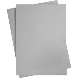 Carton coloré - gris - A2 - 180 g - 10 feuilles Carton coloré - gris - A2 - 180 g - 10 feuilles