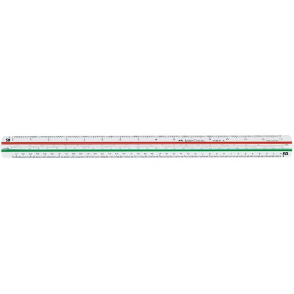 Rgle chelonne - Faber-Castell - chelle de rduction 853HP/A