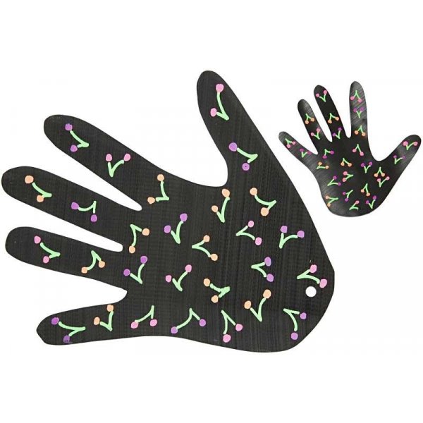 Stylos textile dco - 3 mm - couleurs fluo - 6 pcs