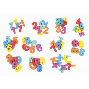Chiffres magnétiques de différentes couleurs 72 pcs Chiffres magnétiques de différentes couleurs 72 pcs