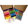 Crayons de couleur Colortime - couleurs mlanges - JUMBO - 12 x 12 pcs