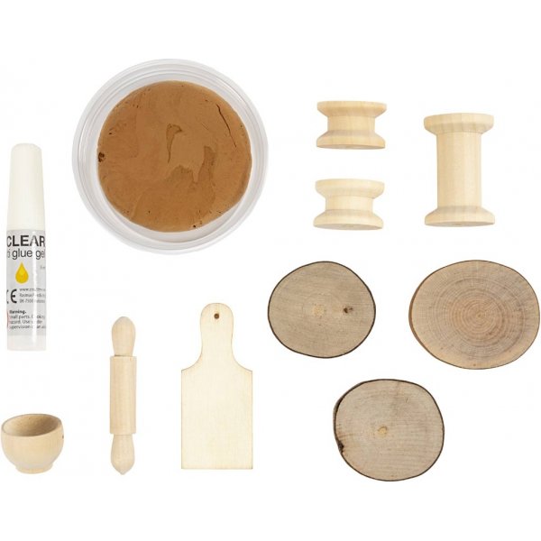 Mini Kit DIY Porte du Pre Nol - Cuire des biscuits